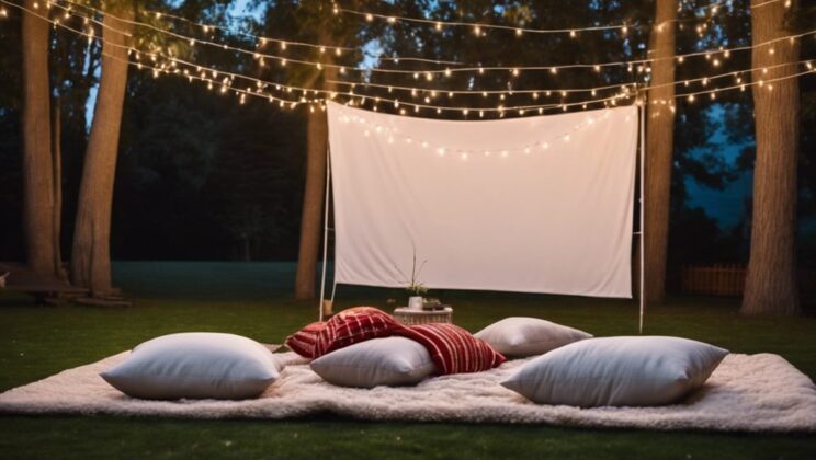 Easy Ways to Turn Your Backyard Into a Cinema
